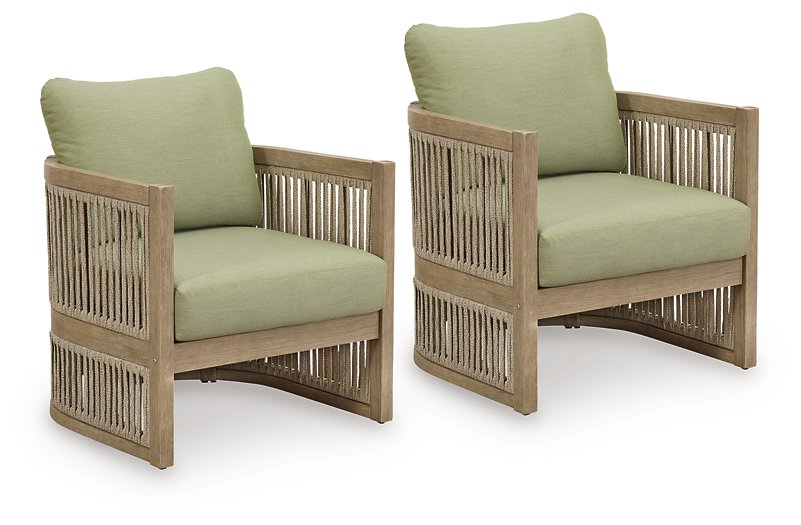 Serena Shores Outdoor Lounge Chair (Set of 2) - Visions in Furniture (La Mirada, CA)