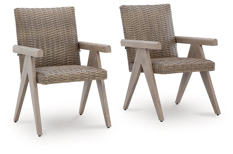 Cliff Trails Outdoor Arm Chair (Set of 2) - Visions in Furniture (La Mirada, CA)