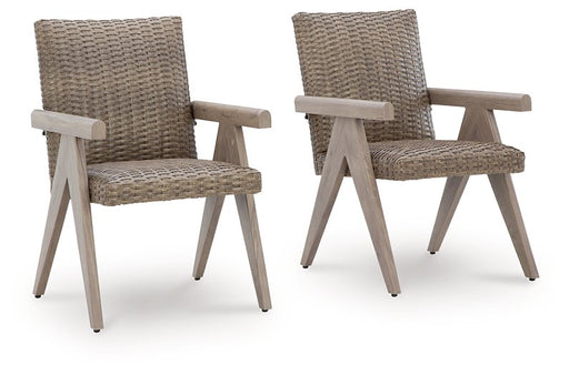 Cliff Trails Outdoor Arm Chair (Set of 2) - Visions in Furniture (La Mirada, CA)