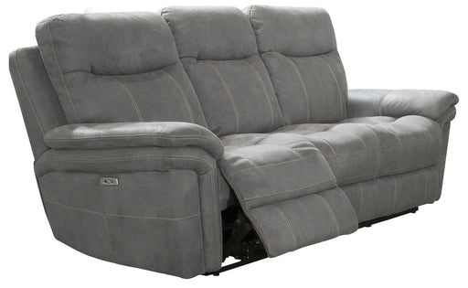 Parker House Mason Sofa Dual Reclining Power with USB Charging Port and Power Headrest in Carbon - Visions in Furniture (La Mirada, CA)
