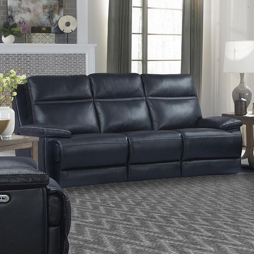 Parker House Paxton Power Sofa in Navy - Visions in Furniture (La Mirada, CA)