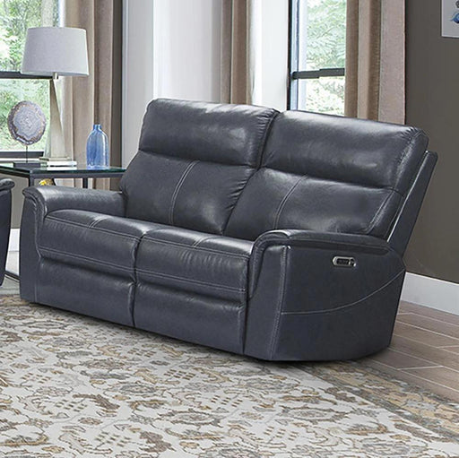 Parker House Reed Power Loveseat in Indigo - Visions in Furniture (La Mirada, CA)