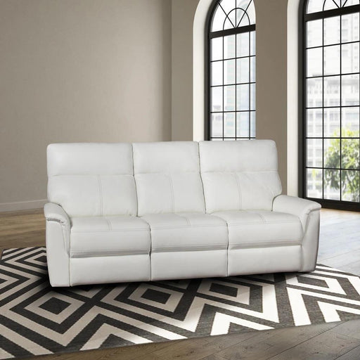 Parker House Reed Power Sofa in Pure White - Visions in Furniture (La Mirada, CA)