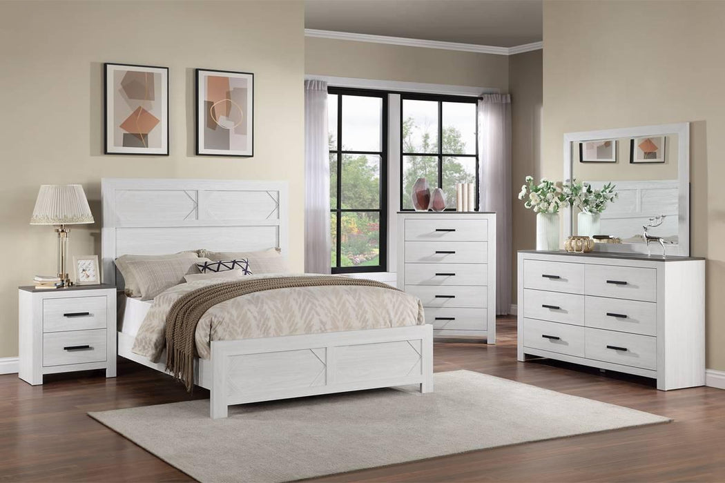 Chuint Queen Bed in Whitewash image