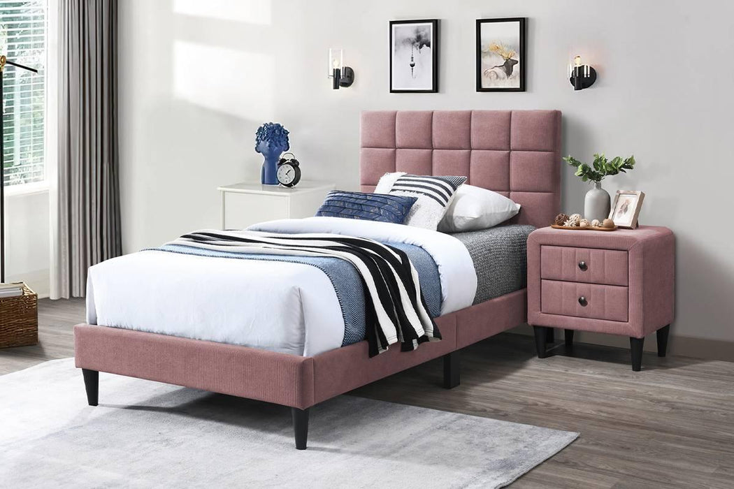 Liihcc Twin Bed in Pink - Visions in Furniture (La Mirada, CA)
