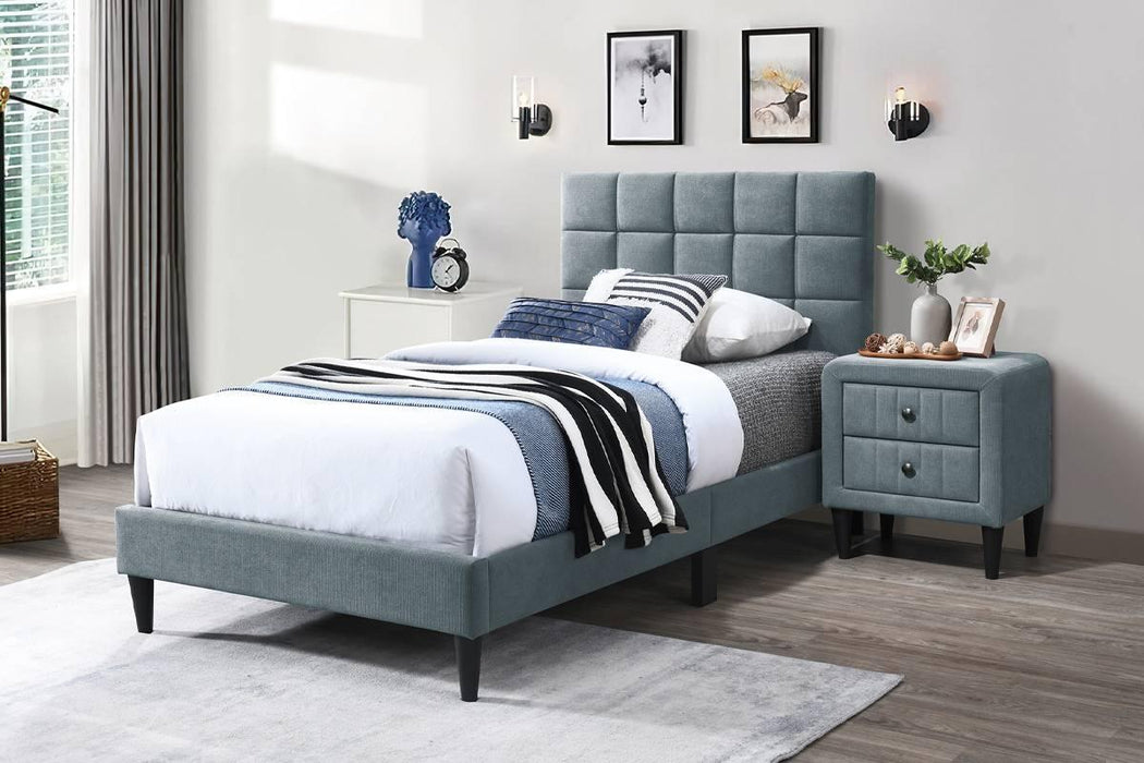 Liihcc Twin Bed in Gray - Visions in Furniture (La Mirada, CA)