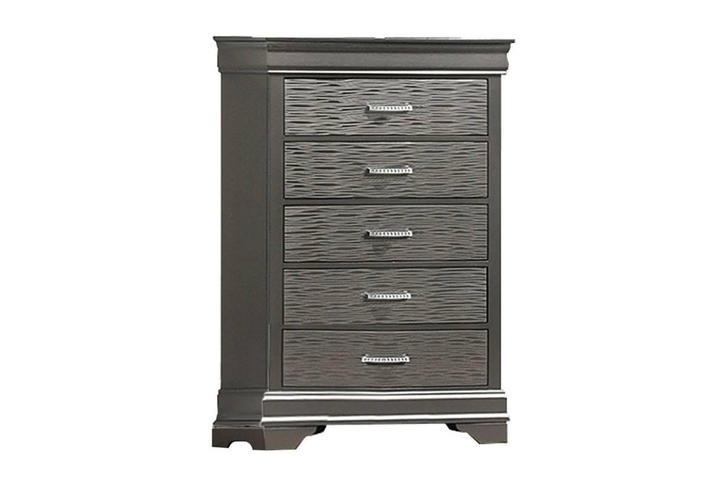 Liihfd Chest in Dark Gray - Visions in Furniture (La Mirada, CA)