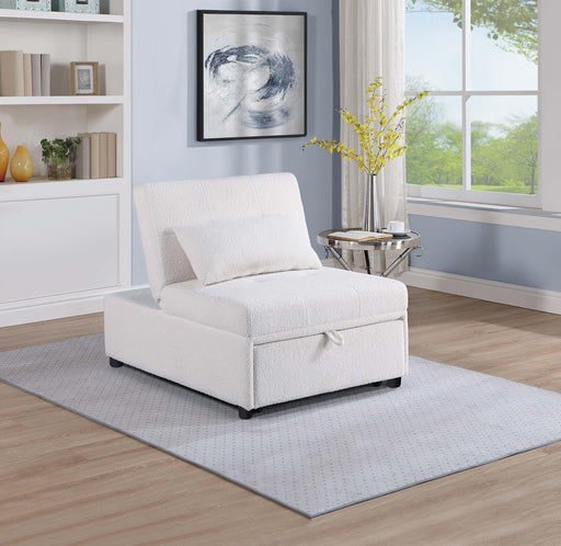 Uniqvn Convertible Sofa in White - Visions in Furniture (La Mirada, CA)