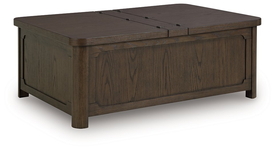 Breckington Coffee Table With Storage - Visions in Furniture (La Mirada, CA)