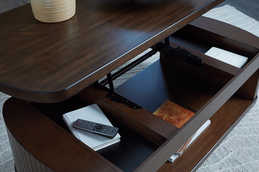 Korestone Lift-Top Coffee Table - Visions in Furniture (La Mirada, CA)