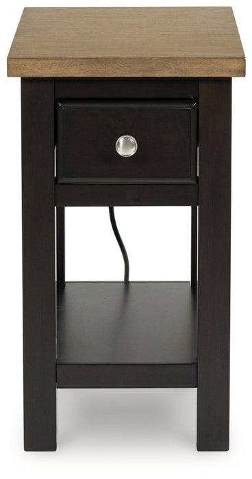 Drazmine Chairside End Table - Visions in Furniture (La Mirada, CA)