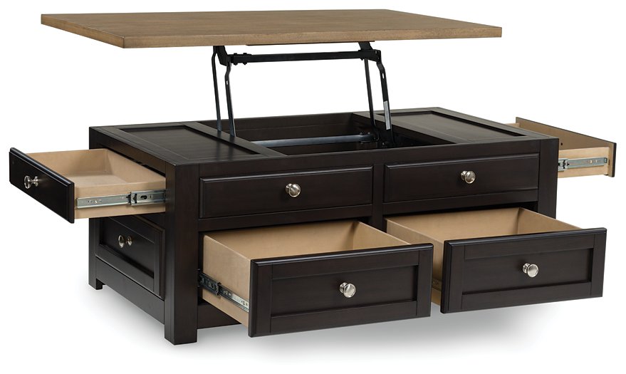 Drazmine Lift-Top Coffee Table - Visions in Furniture (La Mirada, CA)