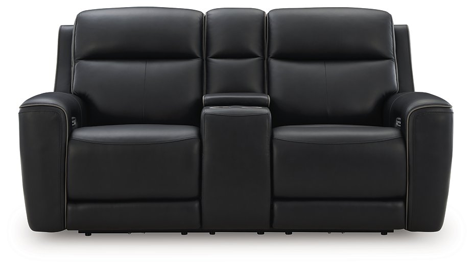 5Z-Relaxation Power Reclining Loveseat with Console - Visions in Furniture (La Mirada, CA)