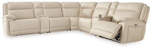Double Deal Reclining Sectional with 2 Consoles - Visions in Furniture (La Mirada, CA)