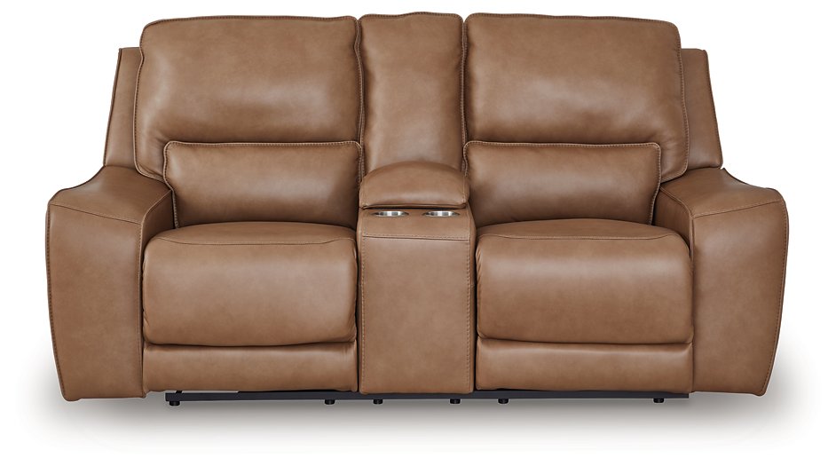 DeepWakes Power Reclining Loveseat with Console - Visions in Furniture (La Mirada, CA)