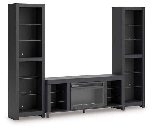 Cayberry Entertainment Center with Electric Fireplace - Visions in Furniture (La Mirada, CA)