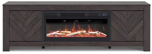 Cayboni 71" TV Stand with Electric Fireplace - Visions in Furniture (La Mirada, CA)
