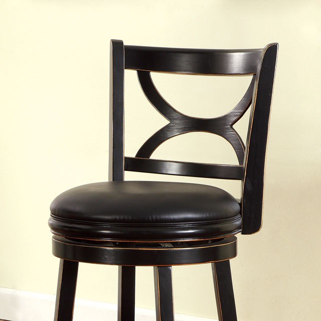 Warden 24"H Bar Stool - Visions in Furniture (La Mirada, CA)