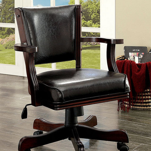 ROWAN Cherry Height-Adjustable Arm Chair - Visions in Furniture (La Mirada, CA)
