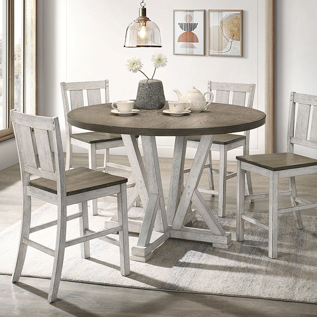 Dakota 5 Pc Counter Ht Table Set - Visions in Furniture (La Mirada, CA)