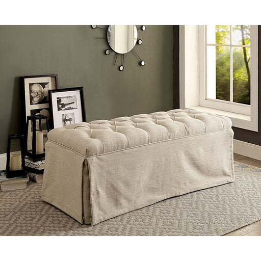Payson Bench Beige - Visions in Furniture (La Mirada, CA)