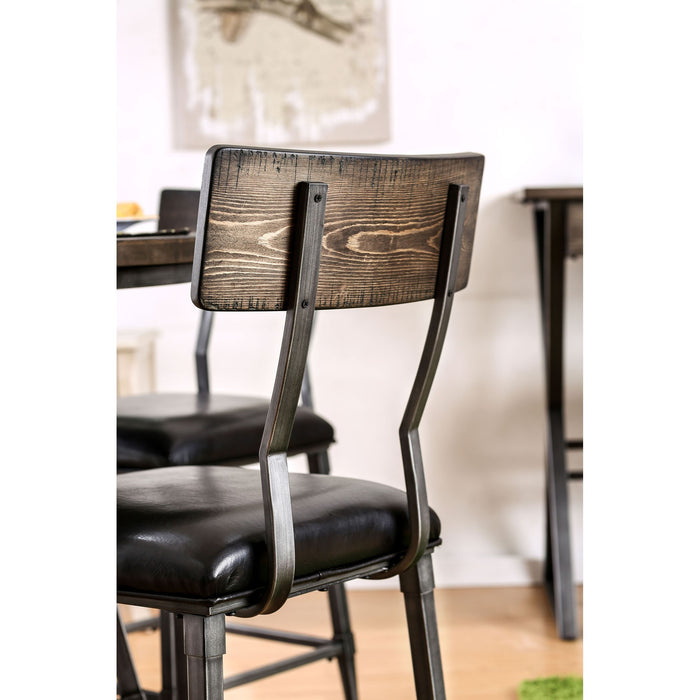 Mullane Weathered Gray Counter Ht. Table - Visions in Furniture (La Mirada, CA)