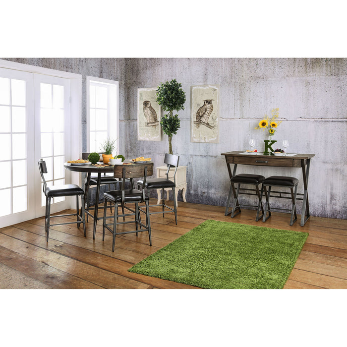 Mullane Weathered Gray Counter Ht. Table - Visions in Furniture (La Mirada, CA)
