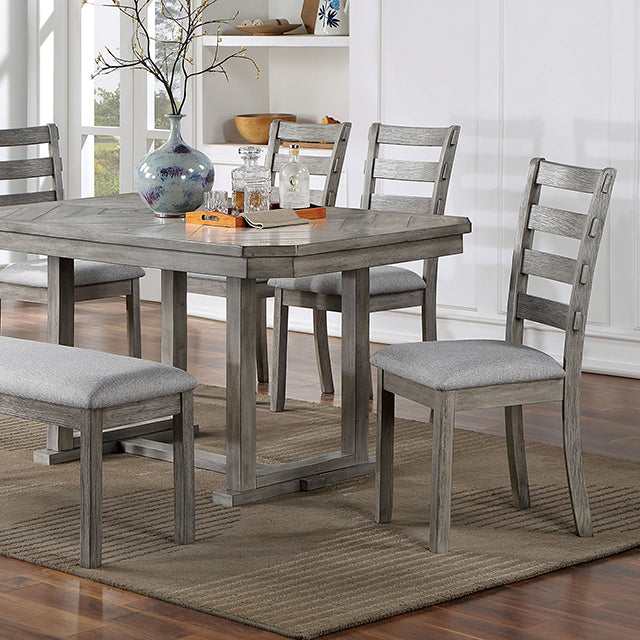 Laquila Dining Table Set Bench - Visions in Furniture (La Mirada, CA)