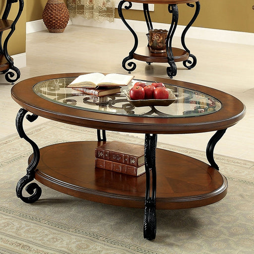 MAY Brown Cherry Coffee Table - Visions in Furniture (La Mirada, CA)