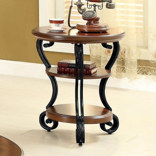 MAY Brown Cherry Side Table - Visions in Furniture (La Mirada, CA)