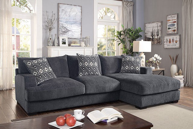 Kaylee L-Sectional w/ Right Chaise - Visions in Furniture (La Mirada, CA)