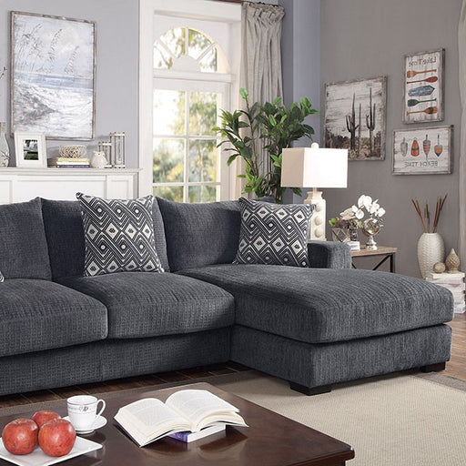 Kaylee L-Sectional w/ Right Chaise - Visions in Furniture (La Mirada, CA)