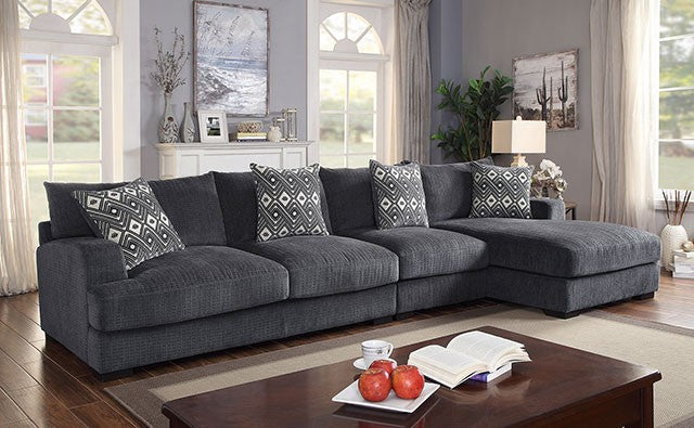 Kaylee Large L-Sectional w/ Right Chaise - Visions in Furniture (La Mirada, CA)