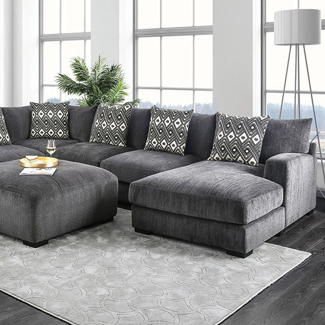 Kaylee U-Sectional w/ Right Chaise - Visions in Furniture (La Mirada, CA)