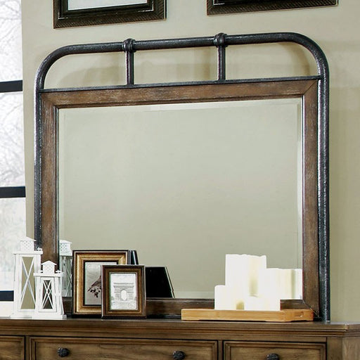Mcville Mirror w/ Metal Frame - Visions in Furniture (La Mirada, CA)