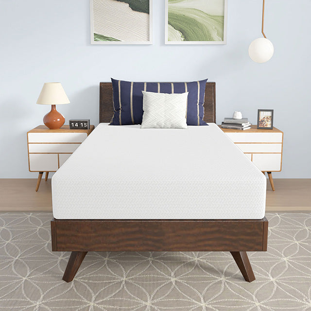 Nasturtium 8" Twin Bamboo Charcoal Infused Memory Foam - Visions in Furniture (La Mirada, CA)