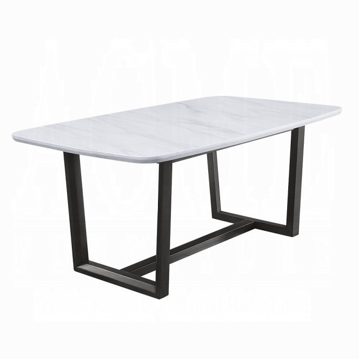 Madan Dining Table With Marble Top - Visions in Furniture (La Mirada, CA)