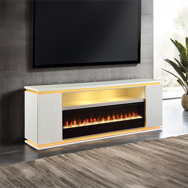 Medea 71" TV Stand w/ Electric Fire Place - Visions in Furniture (La Mirada, CA)