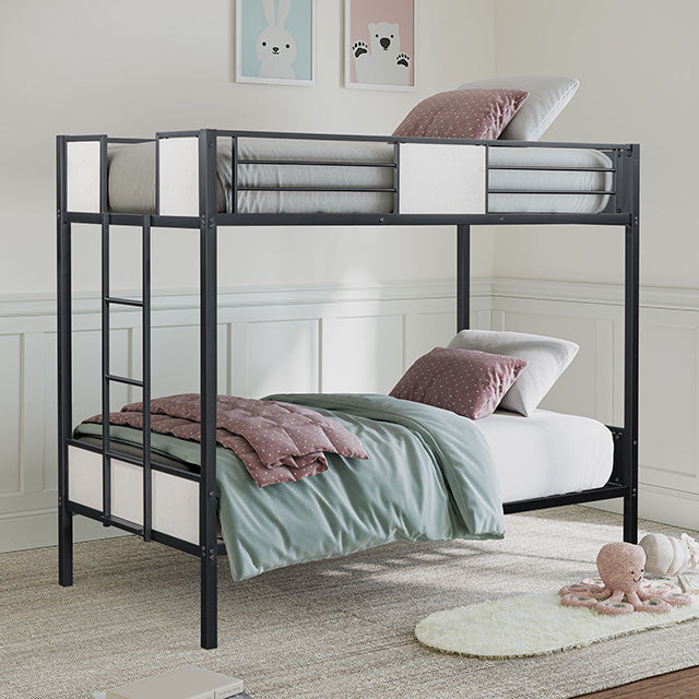 Molton Twin/Twin Metal Bunkbed - Visions in Furniture (La Mirada, CA)