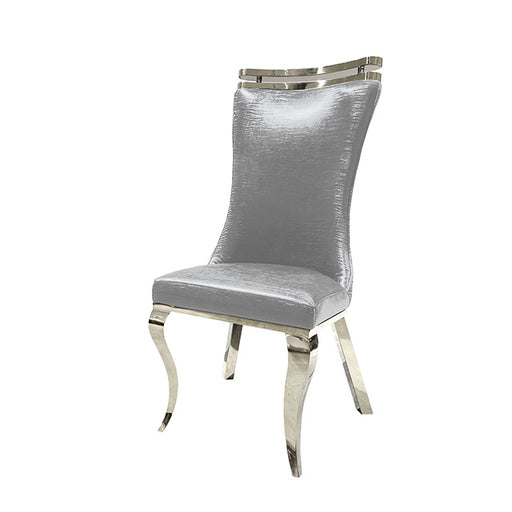 Palazzo Silver Chair (2/CTN) - Visions in Furniture (La Mirada, CA)