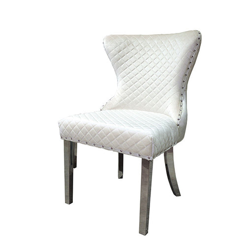 Portanova Silver Chair (2/CTN) - Visions in Furniture (La Mirada, CA)