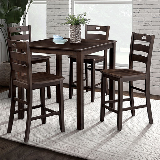 Lubbock 5 Pc. Counter Ht. Table Set - Visions in Furniture (La Mirada, CA)