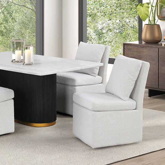 Morges 5 Pc Dining Table Set Black - Visions in Furniture (La Mirada, CA)