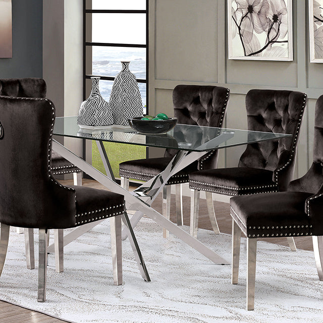 Silveria 7 Pc Dining Table Set - Visions in Furniture (La Mirada, CA)