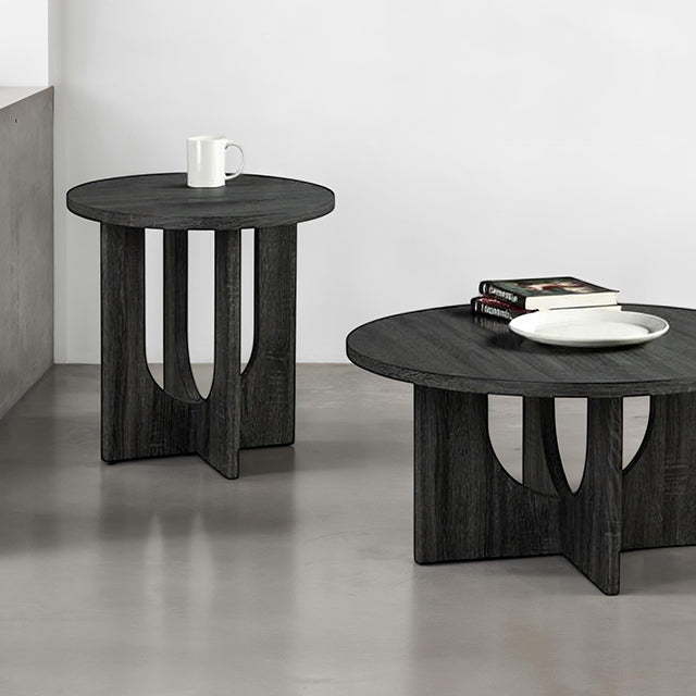 Holen 3 Pc. Table Set Gray - Visions in Furniture (La Mirada, CA)