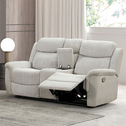 Sandbach Manual Reclining Loveseat With Console - Visions in Furniture (La Mirada, CA)