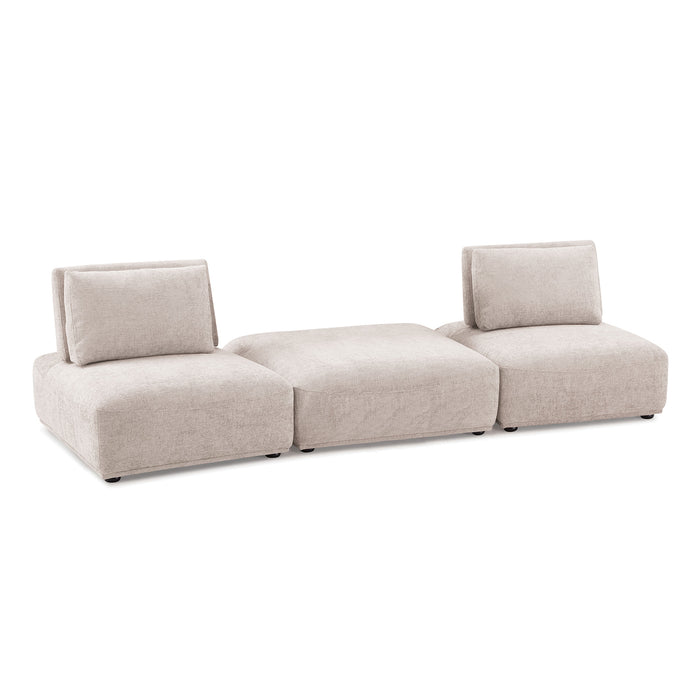 Stavanger 2-Seater w/ Square Ot - Visions in Furniture (La Mirada, CA)