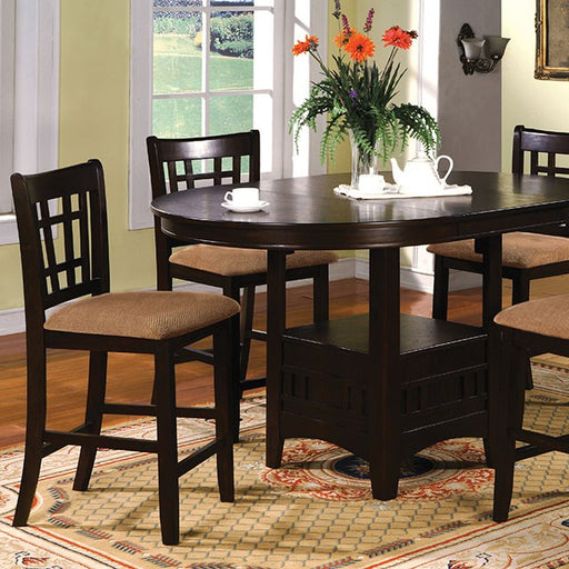 Metropolis Oval Counter Ht. Table - Visions in Furniture (La Mirada, CA)
