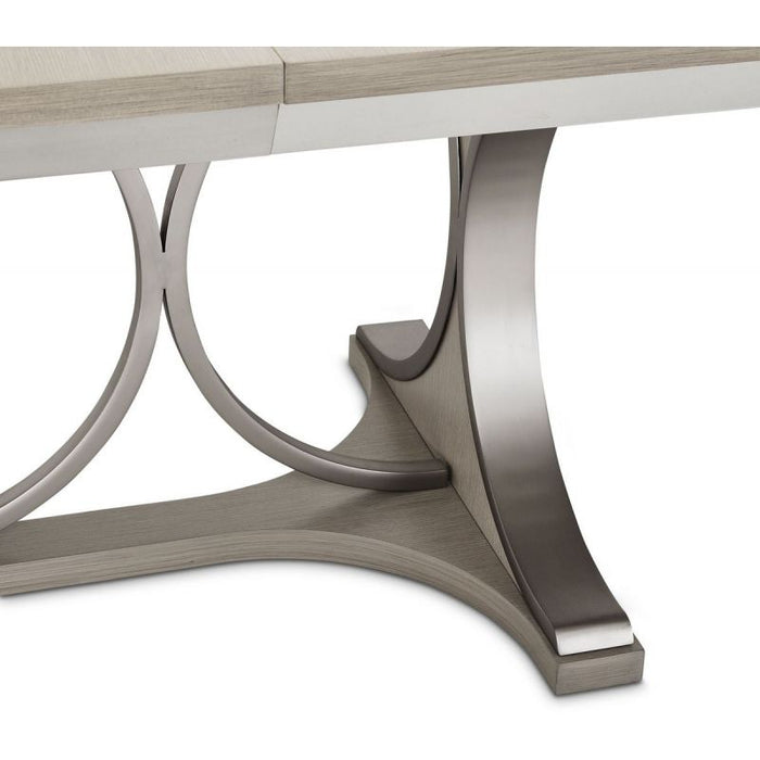 AICO Eclipse Oval Dining Table in Moonlight - Visions in Furniture (La Mirada, CA)