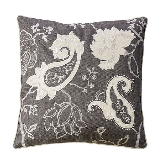 Nana Gun Metal 20" X 20" Pillow, Gunmetal (2/CTN) - Visions in Furniture (La Mirada, CA)